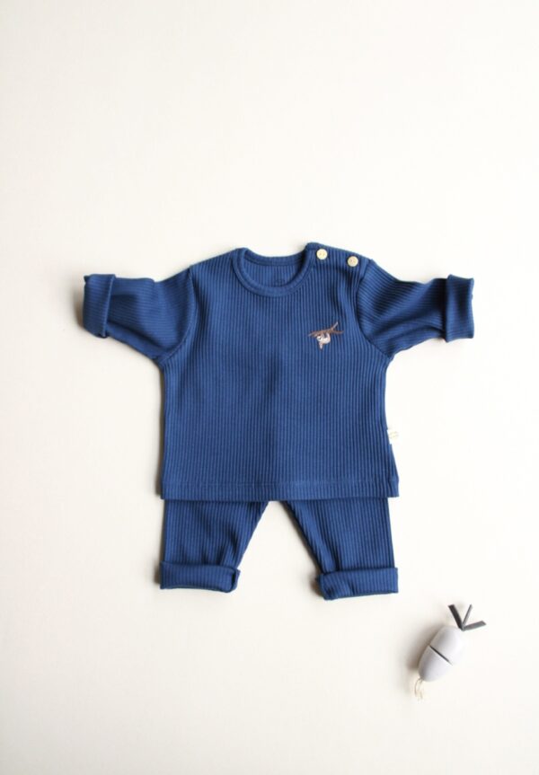 dark blue stripped pyjama