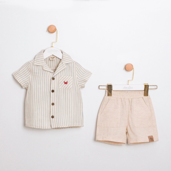 Blue striped set