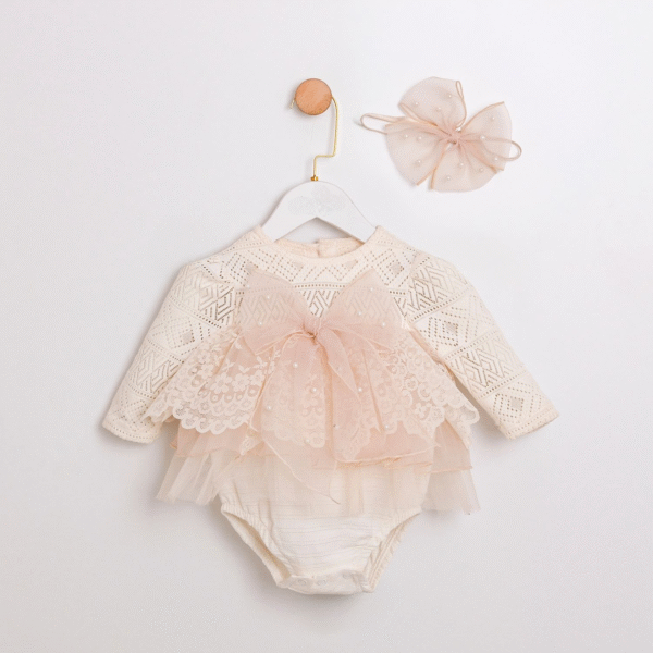 Salmon Dress Romper