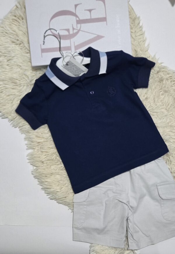 Dark Blue Polo Set