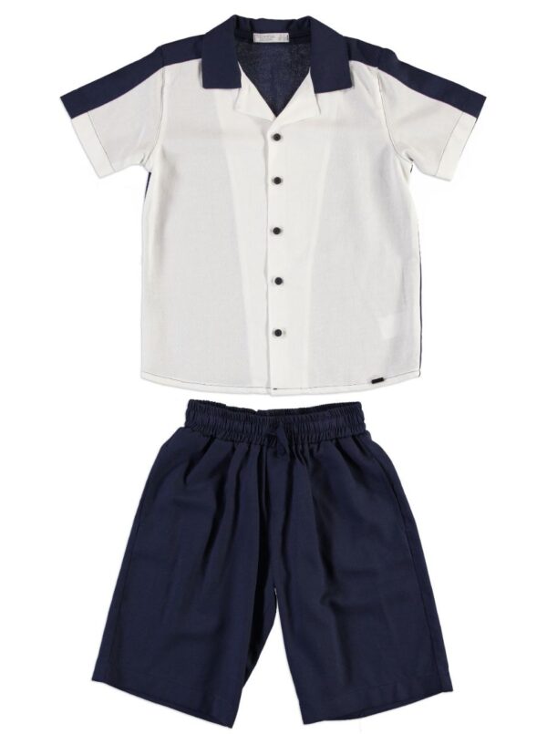 White and Indigo Set