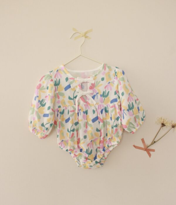 spring pattern romper