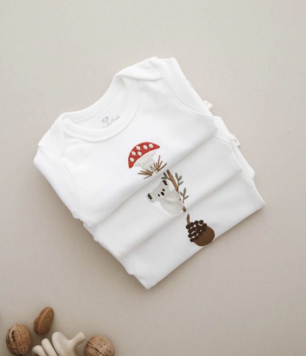 mushroom series rompers