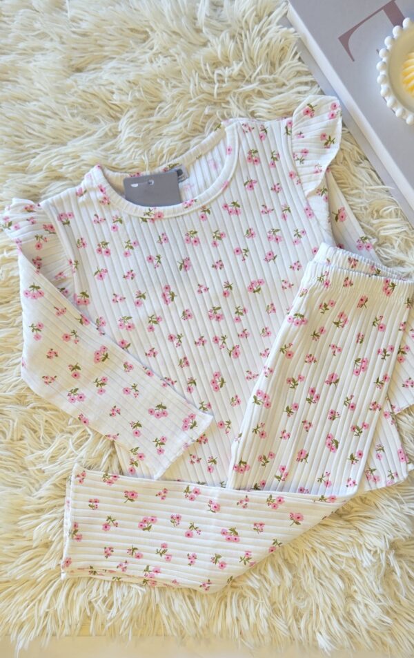 flower stripped pyjama